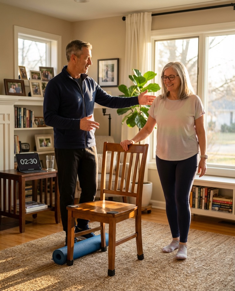 Fitness social media example