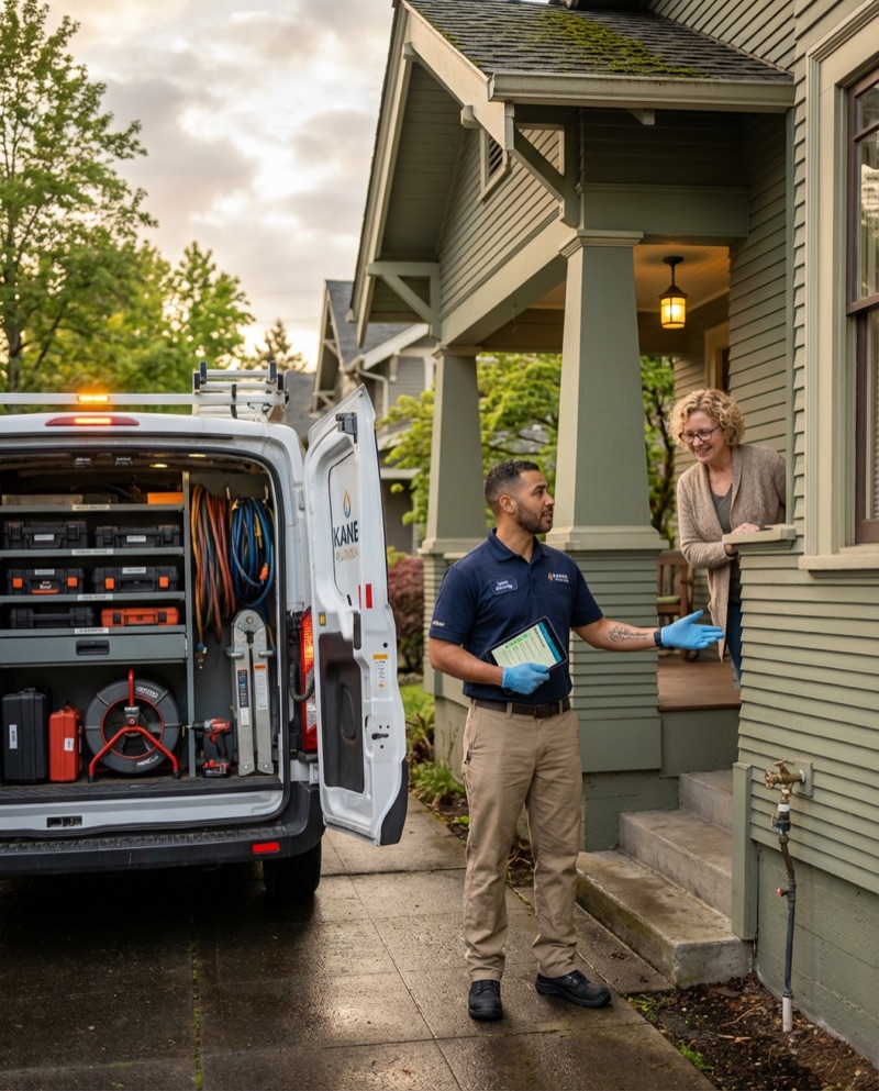 Plumbing social media example